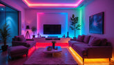 Transform Your Space with LED Light Strips Featuring Remote Dimmer Control