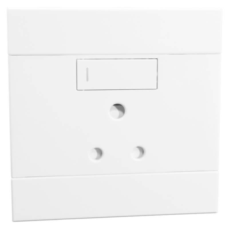 Veti 2 - White 1 x 16A Socket - Switched