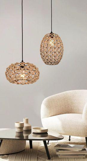 Metal & Rope Pendant Light (Launch Special)