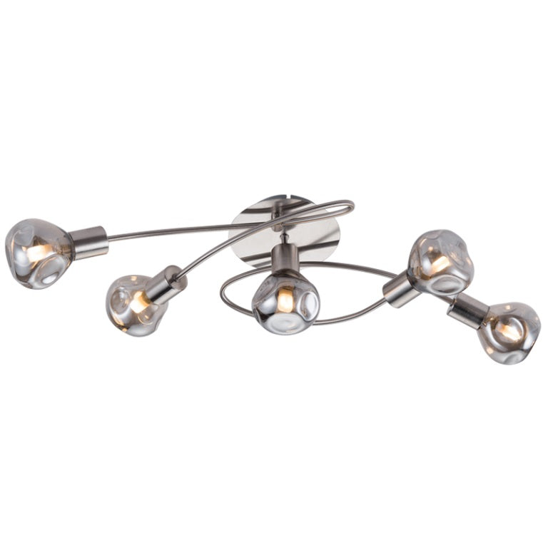 Manilla Smoke 5 Light Ceiling Fitting (Launch Special)