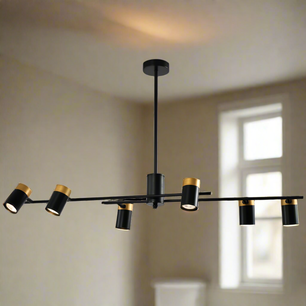 Konak Black & Gold Chandelier