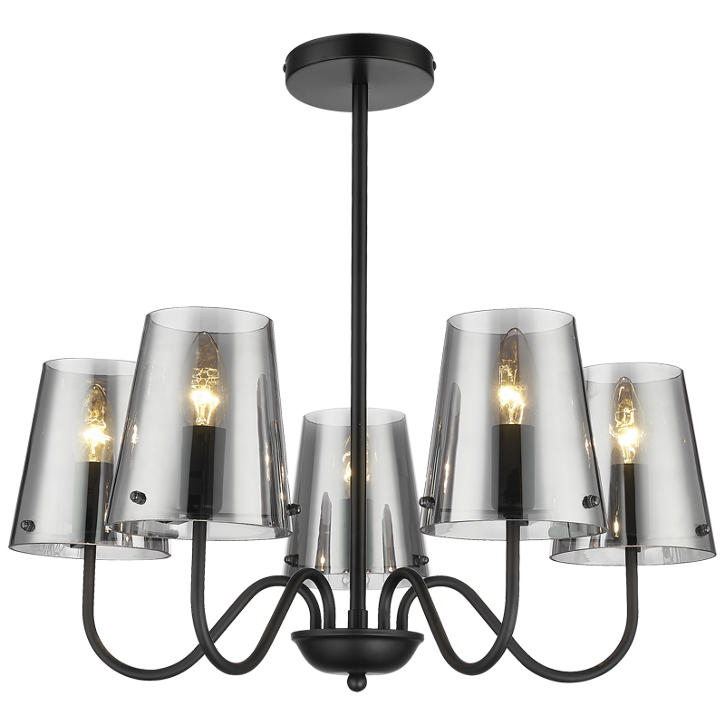 Calypso Smokey Chandelier Light