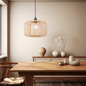 Haiku Bamboo & Metal Pendant Light - Future Light - LED Lights South Africa