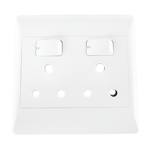 EPL White Socket - 16 Amp Double Socket (Launch Special) - Future Light - LED Lights South Africa