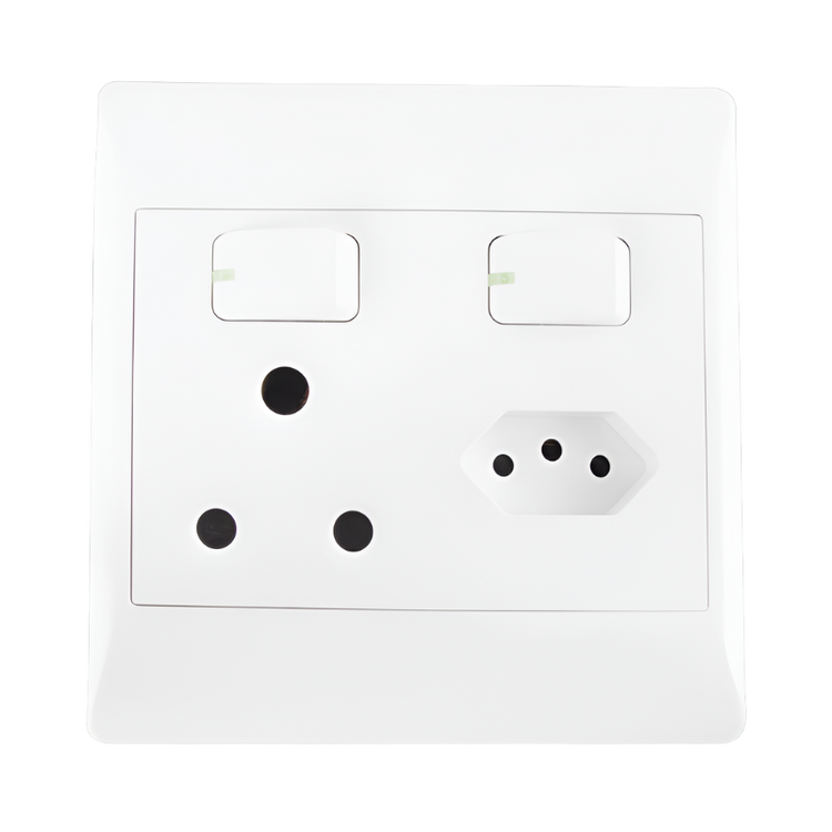 EPL White Socket - 16 Amp Socket + NEW RSA Socket (Launch Special) - Future Light - LED Lights South Africa