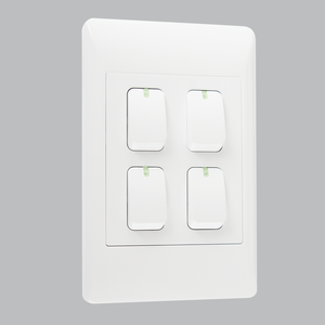 EPL White Switch - 4 Lever 1 or 2 Way Switch - 2 X 4 (Launch Special) - Future Light - LED Lights South Africa