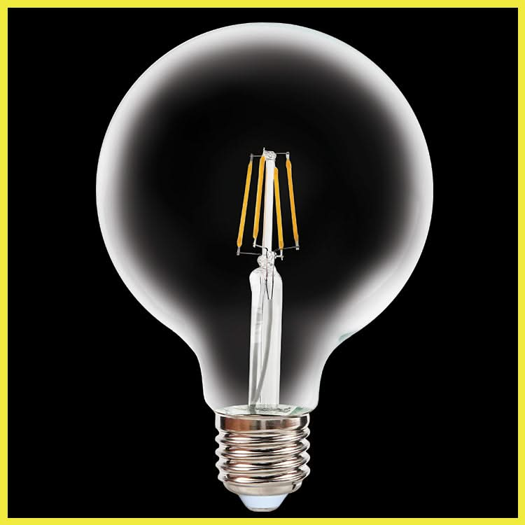 LED Bulb - Clear Filament G125 Dimmable