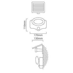 Solar Motion Sensor Light (Launch Special) - Future Light - LED Lights South Africa