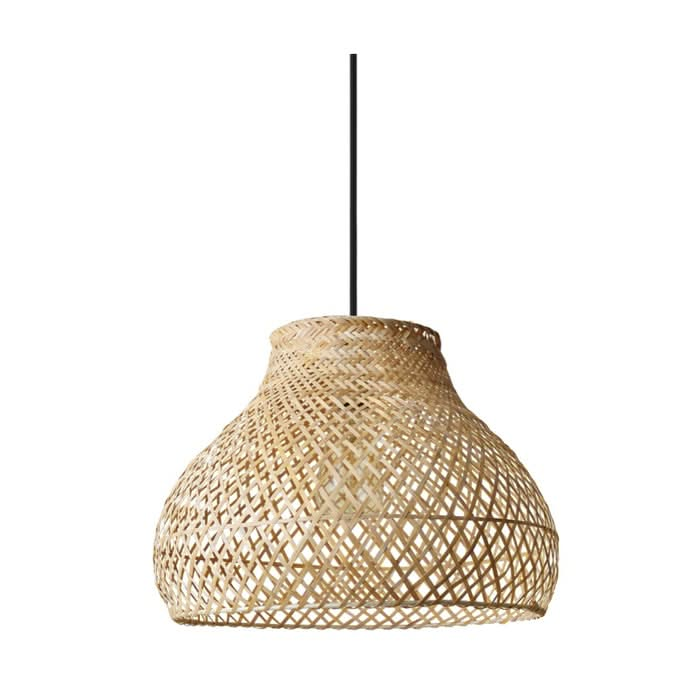 Cone Rattan Bamboo Pendant 400 | Buy Online & Save!