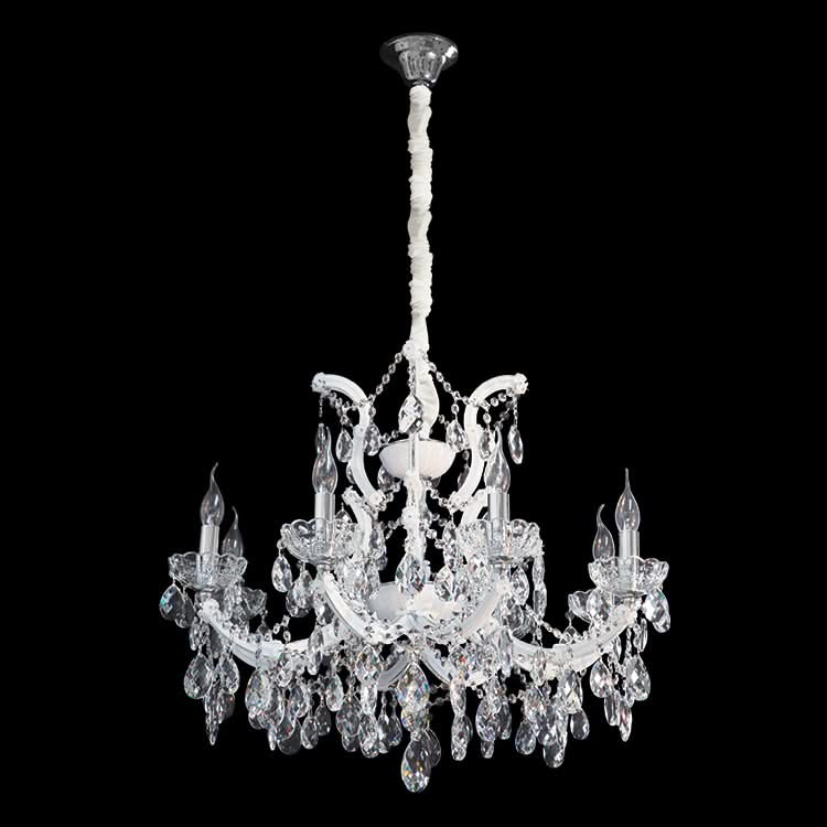 Jewel 8 Light Crystal Chandelier