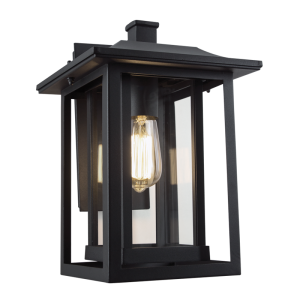 Down Facing Aluminium Lantern with Clear Glass | Buy Online & Save!