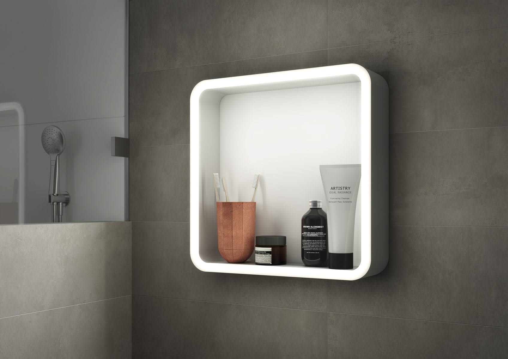 Focco Mia Cube Organising LED Mirror