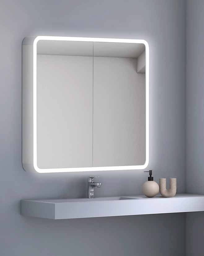 Focco Mia 2 Door Organising LED Mirror