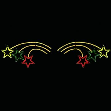 LED Christmas Lights - Star Banner Motif - Future Light - LED Lights South Africa