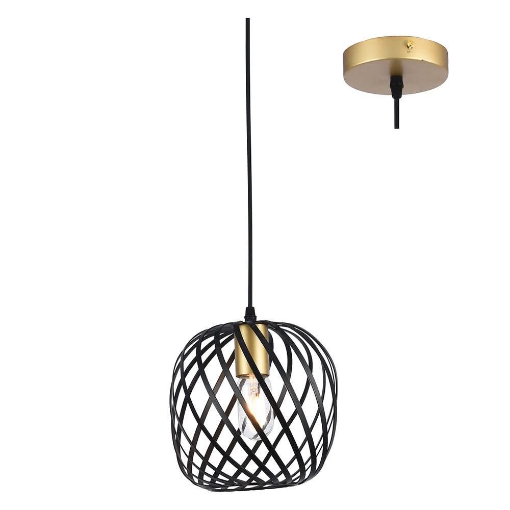 Noir Elegance Small LED Pendant Light