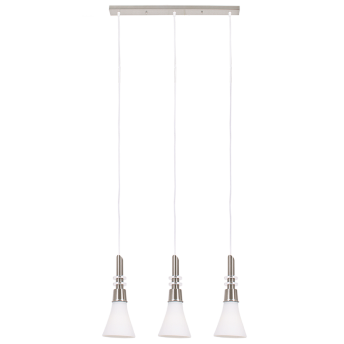 3 Light Satin Chrome Pendant (Launch Special)