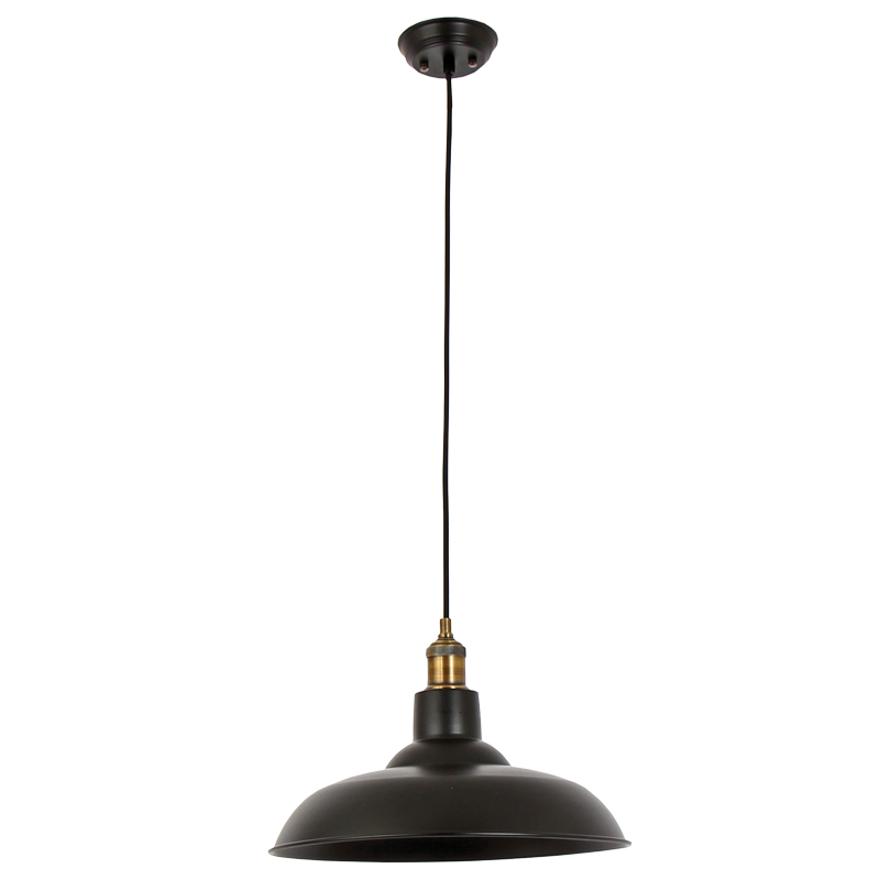 Black & Antique Brass Pendant Light (Launch Special)