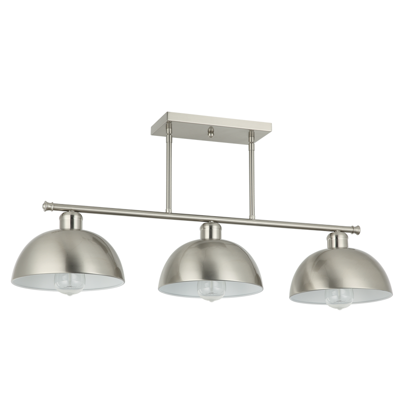 Nyala 3 Light Satin Chrome Pendant Light (Launch Special)