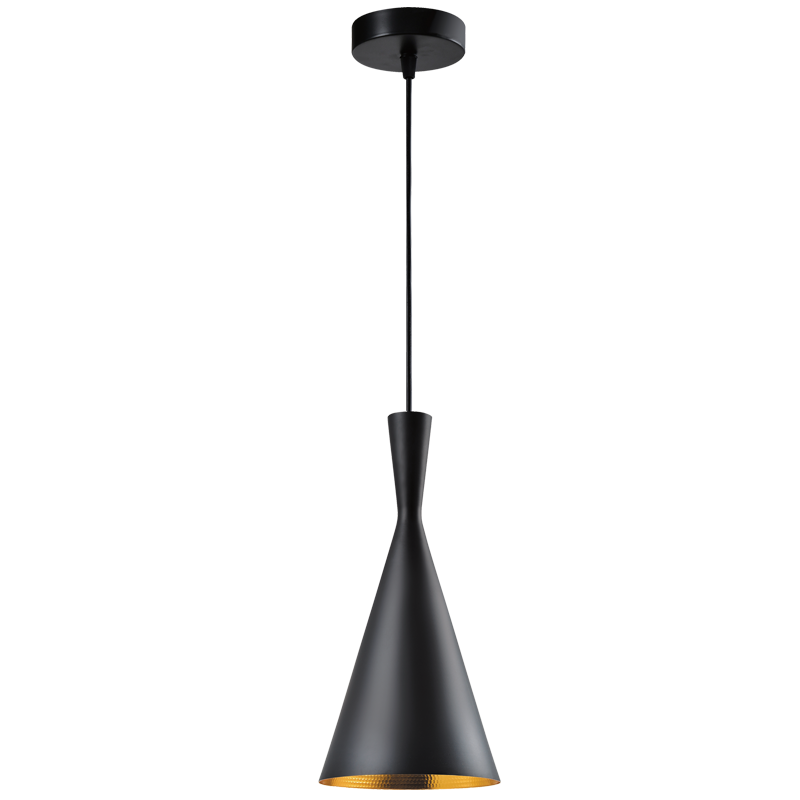 Wicked Black & Gold Pendant Light