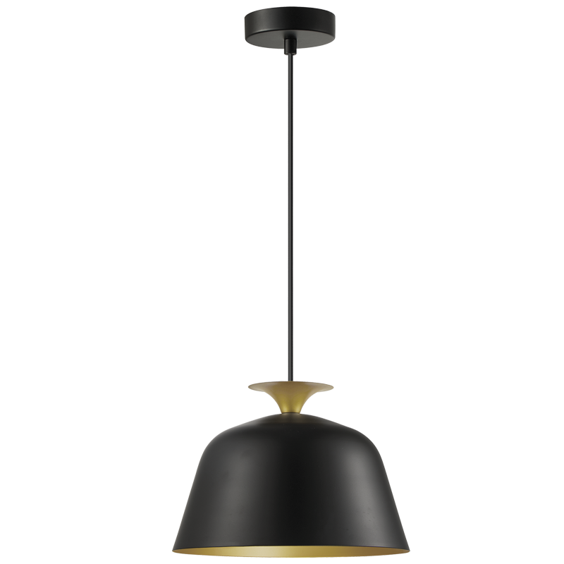 Whoa Black & Gold Pendant Light