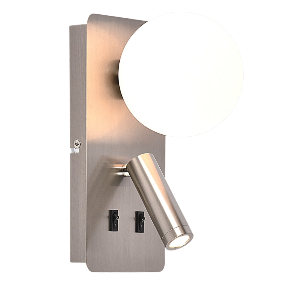 Mata Satin Chrome Wall Light (Launch Special)