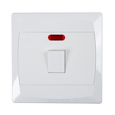 White 45A Double Pole Isolator - 4x4