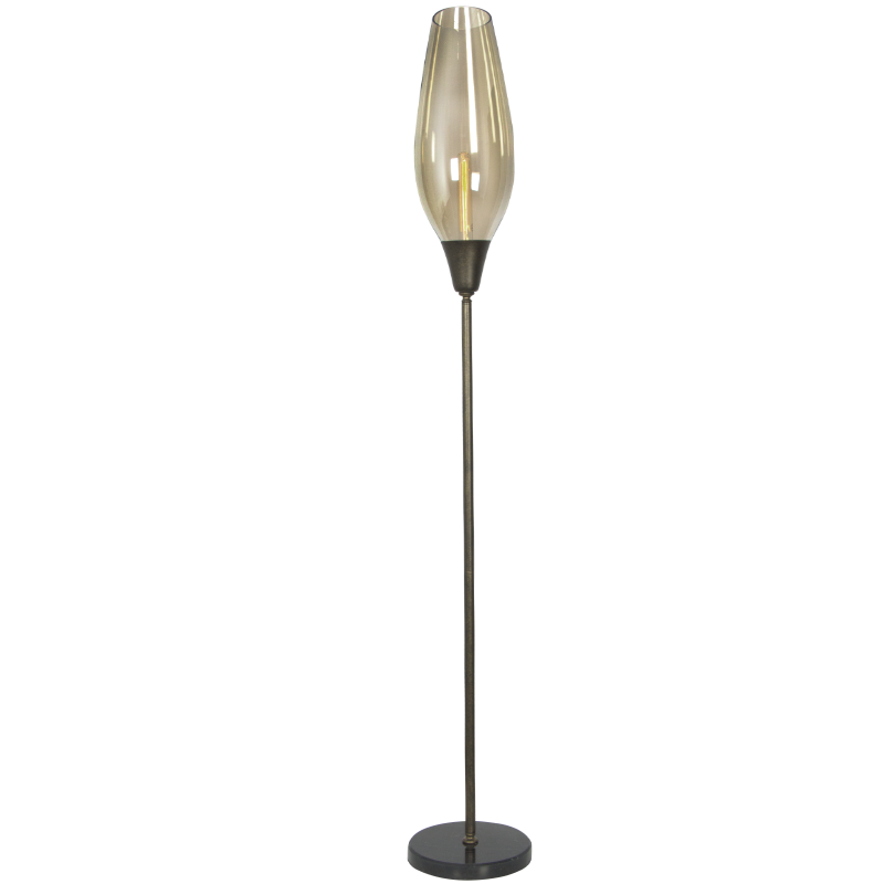 Thembi Amber Glass Floor Lamp (Launch Special)