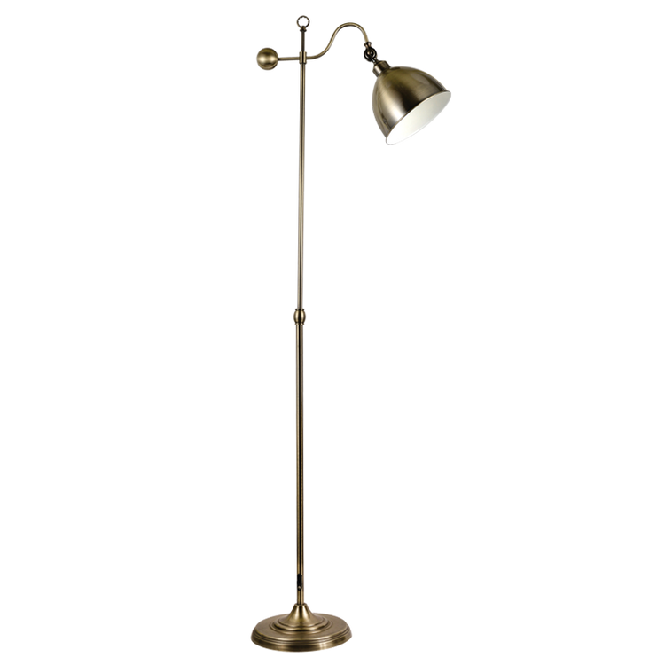 Kenton Antique Brass Floor Lamp (Launch Special) - Future Light - LED Lights South Africa