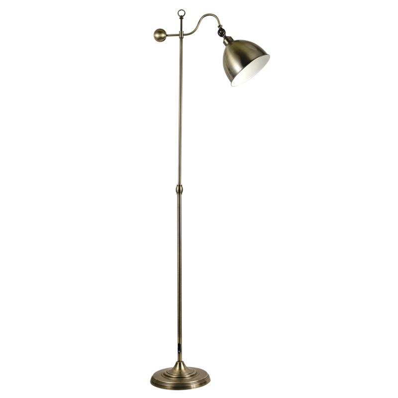 Kenton Antique Brass Floor Lamp (Launch Special) - Future Light - LED Lights South Africa