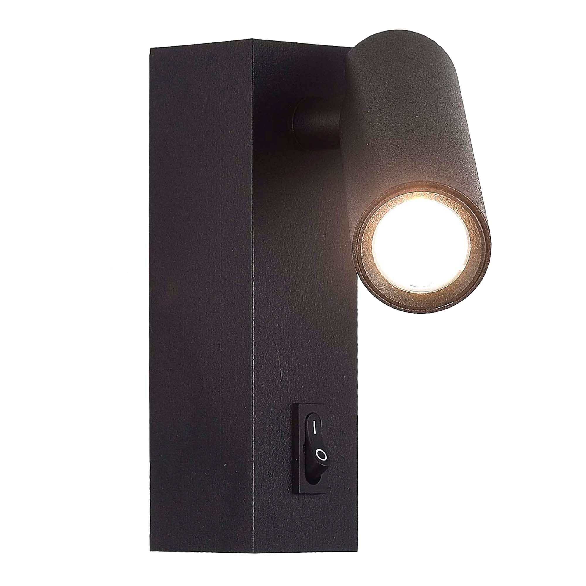 Kolo Round Black Bedside Reading Light