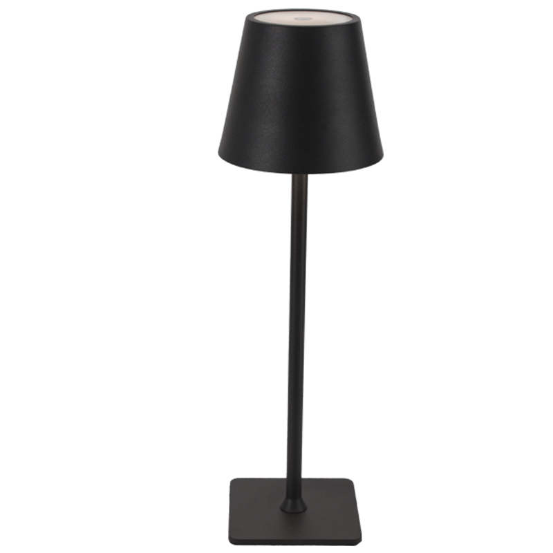 Black Rechargeable Table Lamp