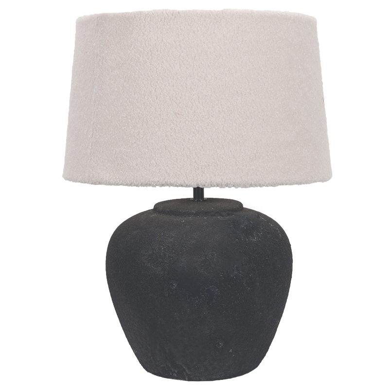 Black Large Ceramic Table Lamp