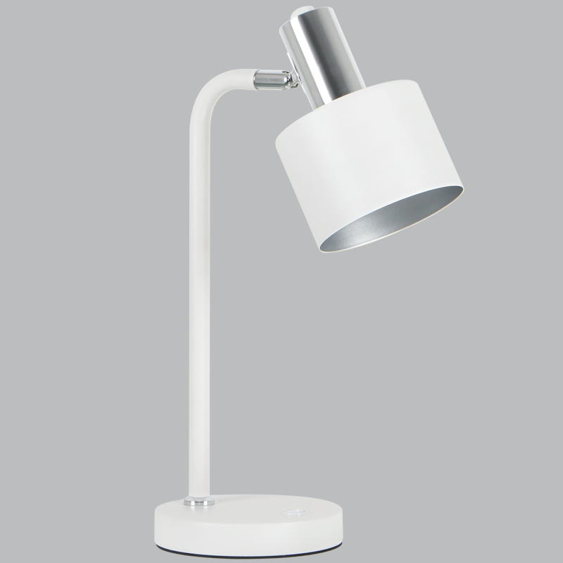 Doma White & Chrome Table Lamp