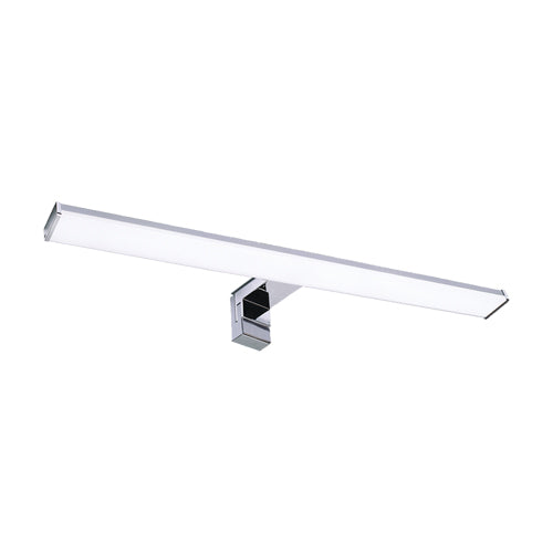 Polished Aluminium and Polycarbonate Mirror Light, IP44