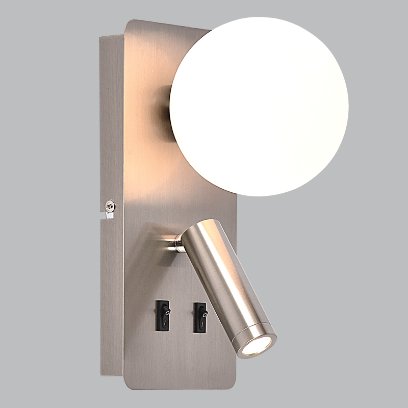 Mata Satin Chrome Wall Light (Launch Special)