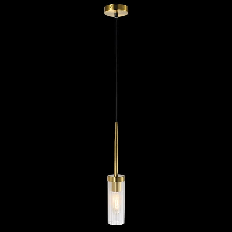 Flambou Fluted Glass Pendant Light