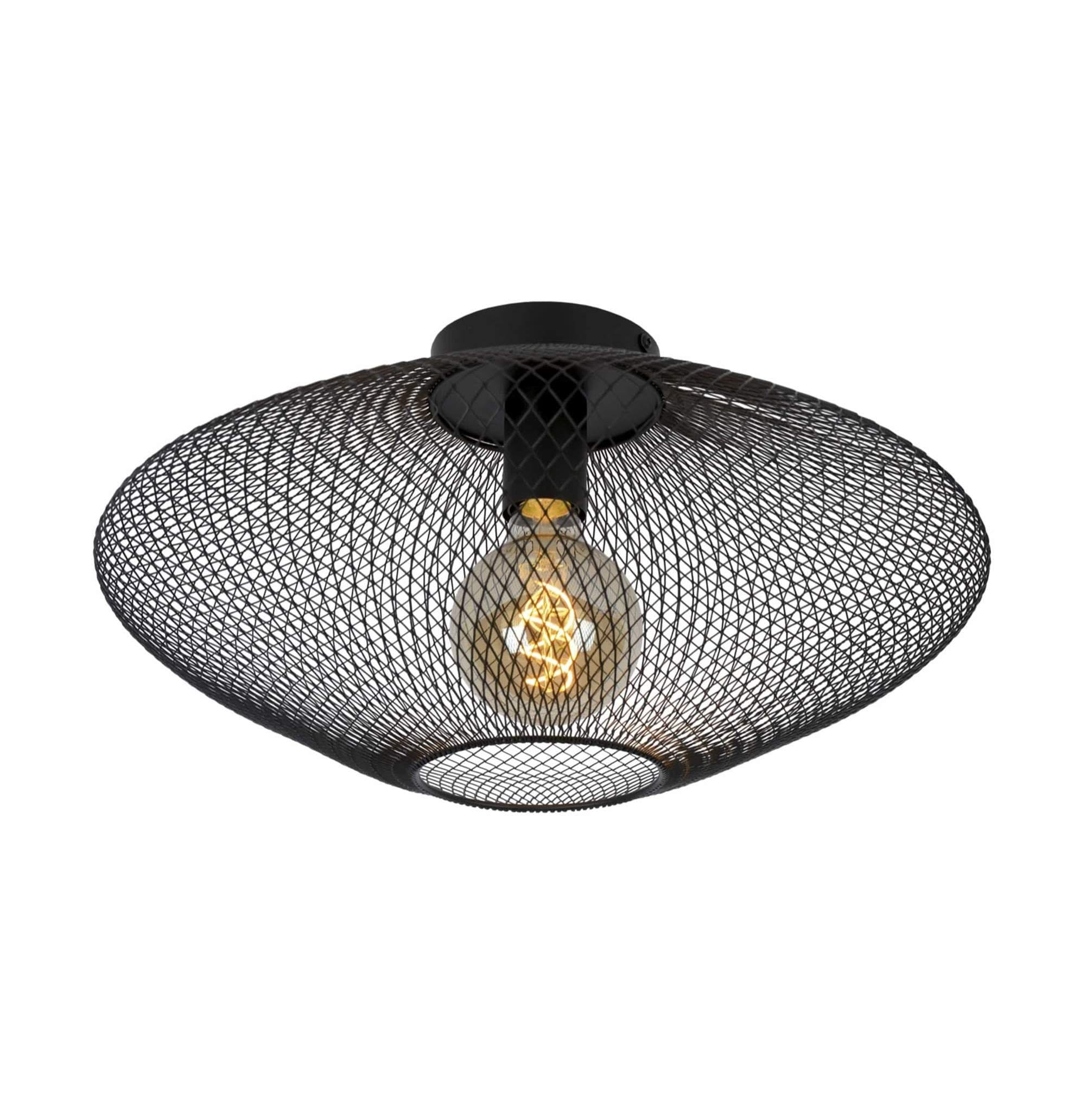 Slade Black Mesh Ceiling Light