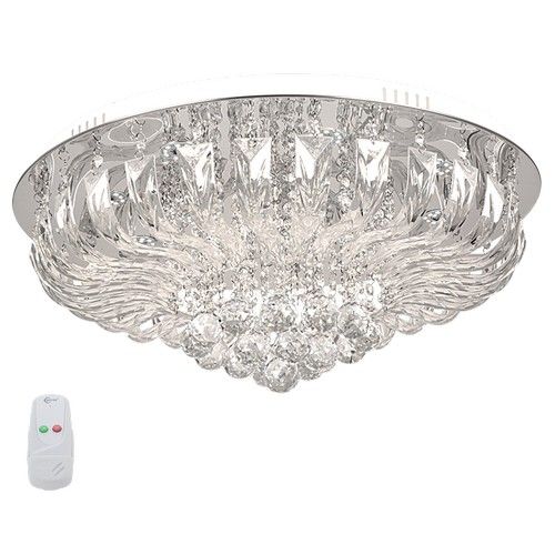 Chrome LED Ceiling Fitting with Crystals (Launch Special)