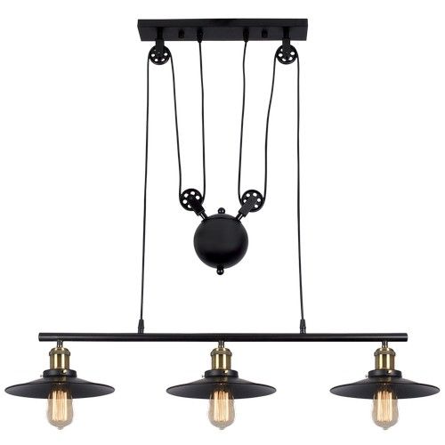 3 Light Pulley Pendant Light (Launch Special)