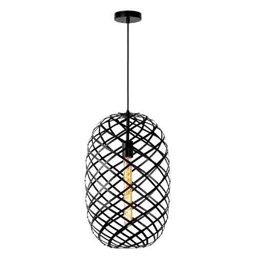 Nest Pendant Black - Metal Wire Mesh