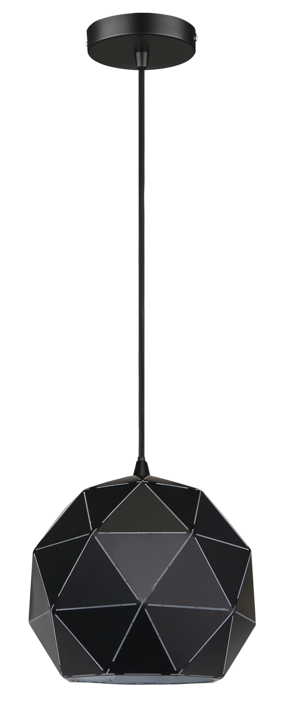 Black Laser Cut Pendant Light Small