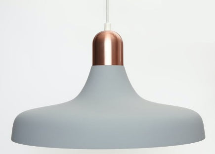 Lathitha Grey & Copper Aluminium Pendant