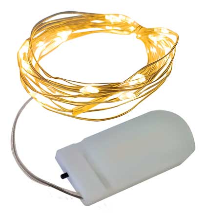 Battery operated deals led string lights