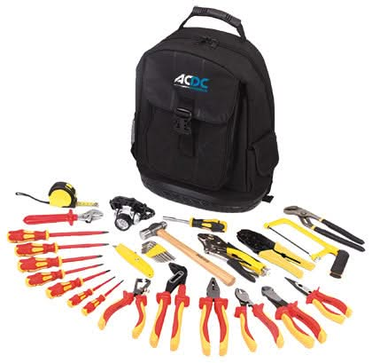 ACDC - 31 Piece 1000V Electricians Tool Set & Back Pack (Launch Special) - Future Light - LED Lights South Africa