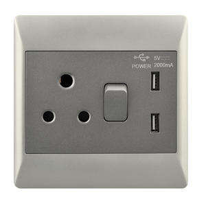 Plug - 16 Amp Plug + 2 USB 5V - 4 X 4 - Future Light - LED Lights South Africa