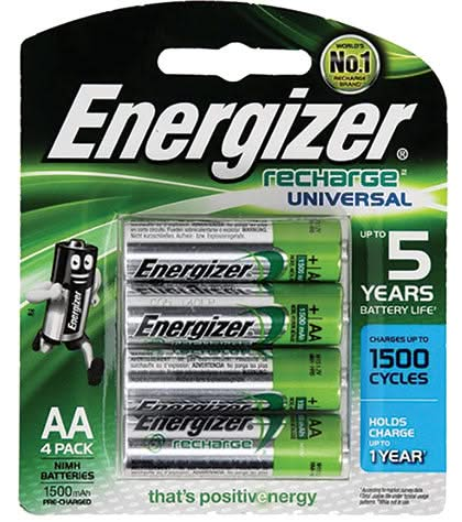 Rechargeable Batteries - AA 4 Pack | Buy Online & Save!