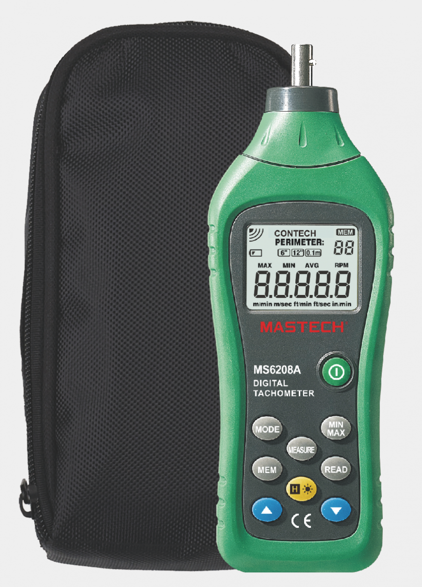 MS6208A - Digital Tachometer [Contact] (Launch Special) - Future Light - LED Lights South Africa