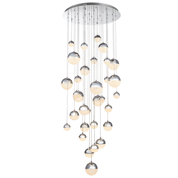 Stainless Steel and Acrylic Pendant (CCT Adjustable) - Future Light - LED Lights South Africa