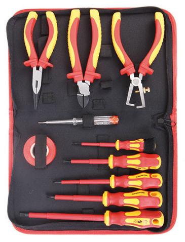 ACDC - 10 Piece 1000V Electricians Tool Set & Carry Bag (Launch Special) - Future Light - LED Lights South Africa