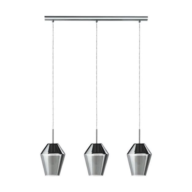 Murmillo 3 Light Chrome Pendant - Future Light - LED Lights South Africa